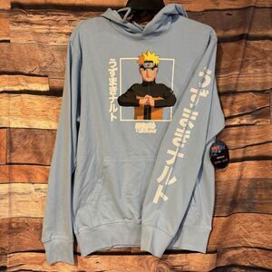 Naruto Shippuden Hoodie Small S Ichiraku Ramen Shop Blue Viz Media C-Life New